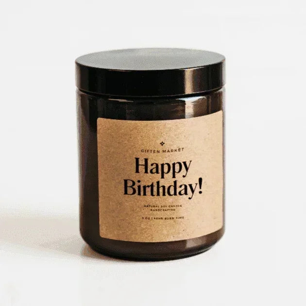 Happy Birthday Soy Candle