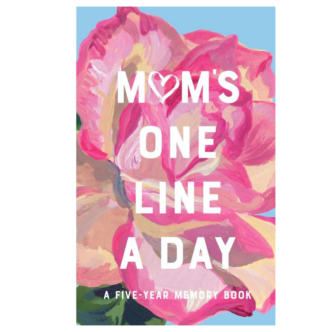 Mom's Floral One Line a Day Journal