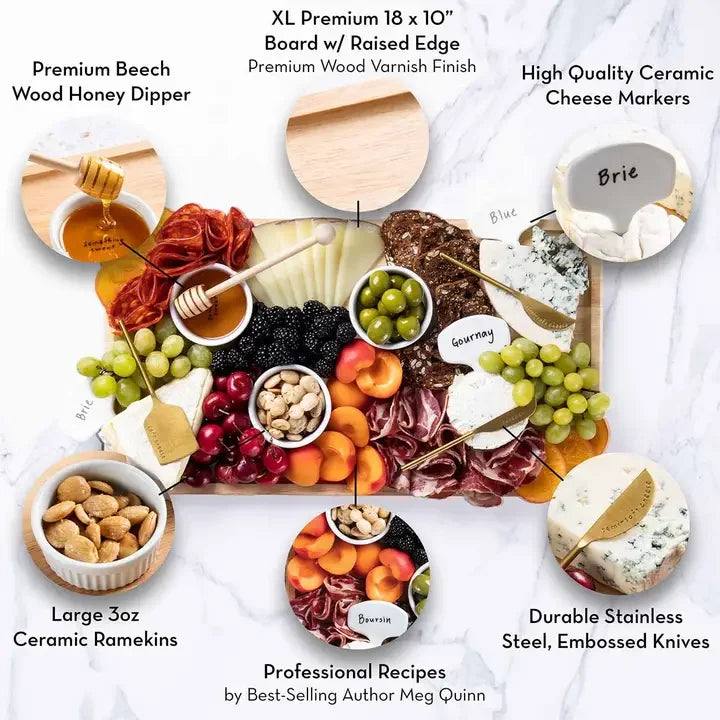 Charcuterie Board & Accessories Kit - Giften Market