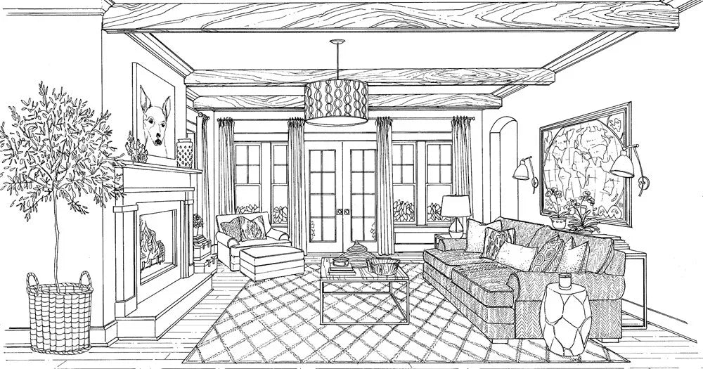 Color At Home: Adult Coloring Book - Giften Market