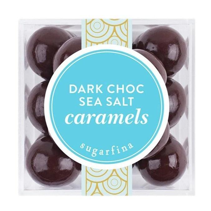 Dark Chocolate Sea Salt Caramels - Small Candy Cube - Giften Market