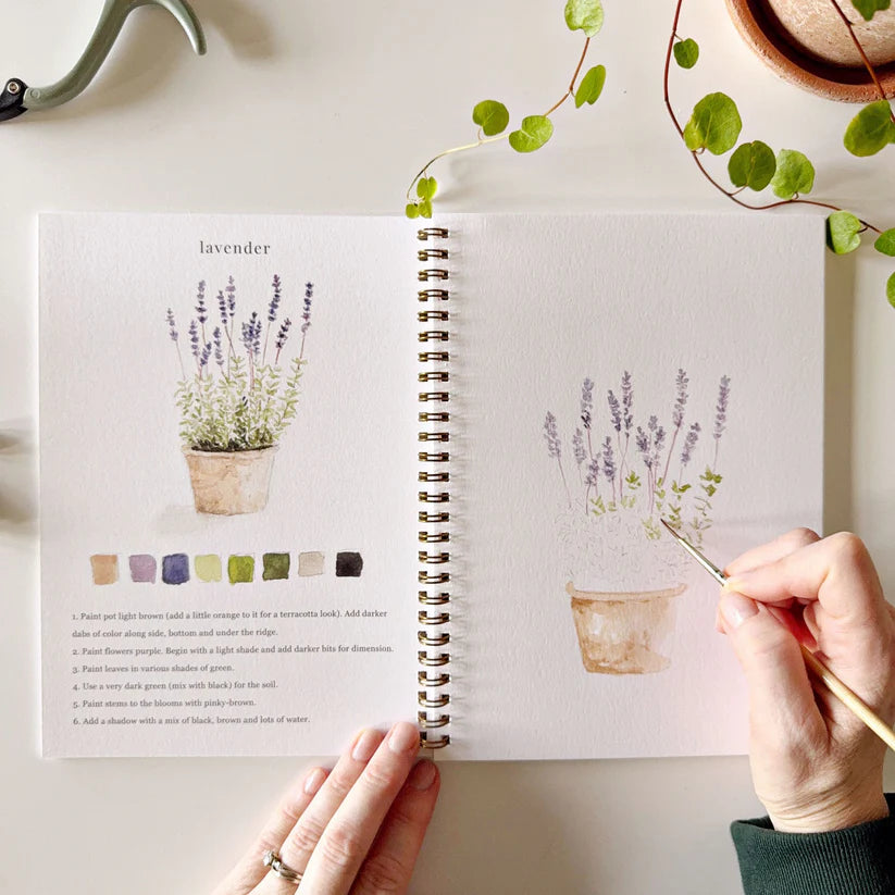 Garden Watercolor Workbook - Giften Market