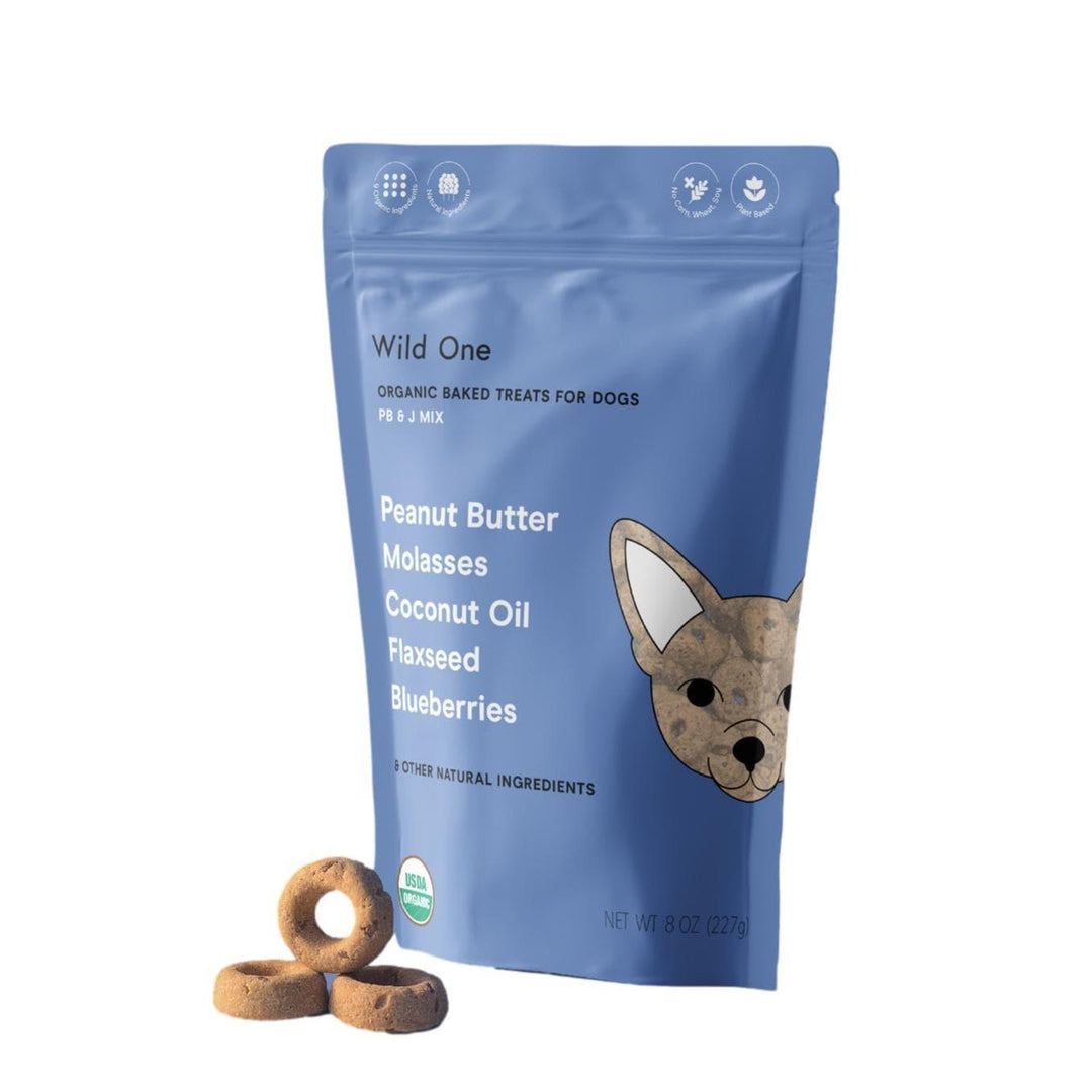 Organic Baked Dog Treats - PB & J - Giften Market