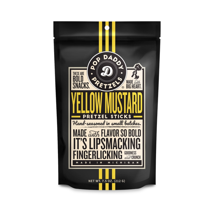 Yellow Mustard Seasoned Pretzels