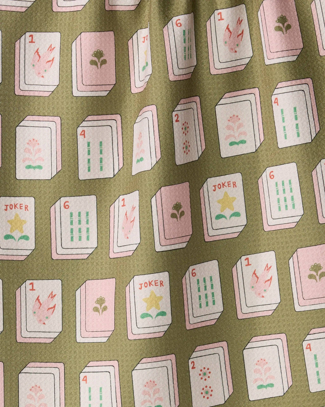 Flower Tiles print, close view