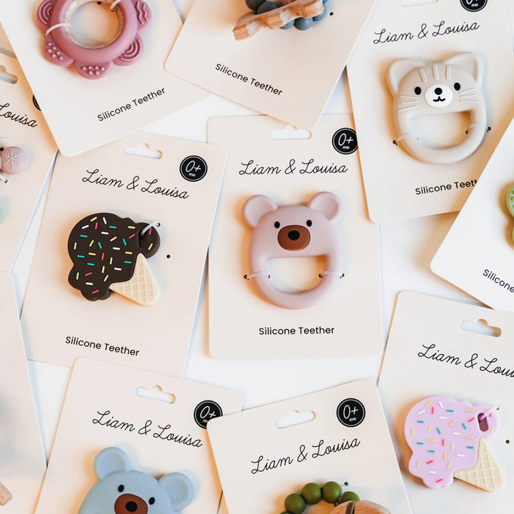 Ice Cream Cone Silicone Teether