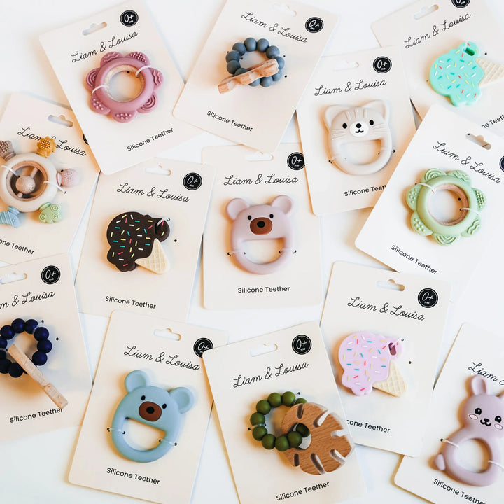 Ice Cream Cone Silicone Teether