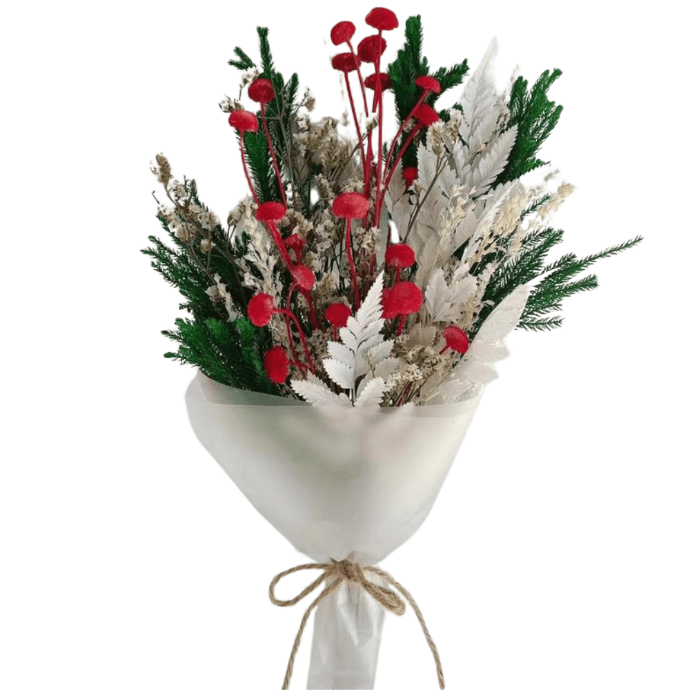 Holly Dried Flower Mini Bouquet