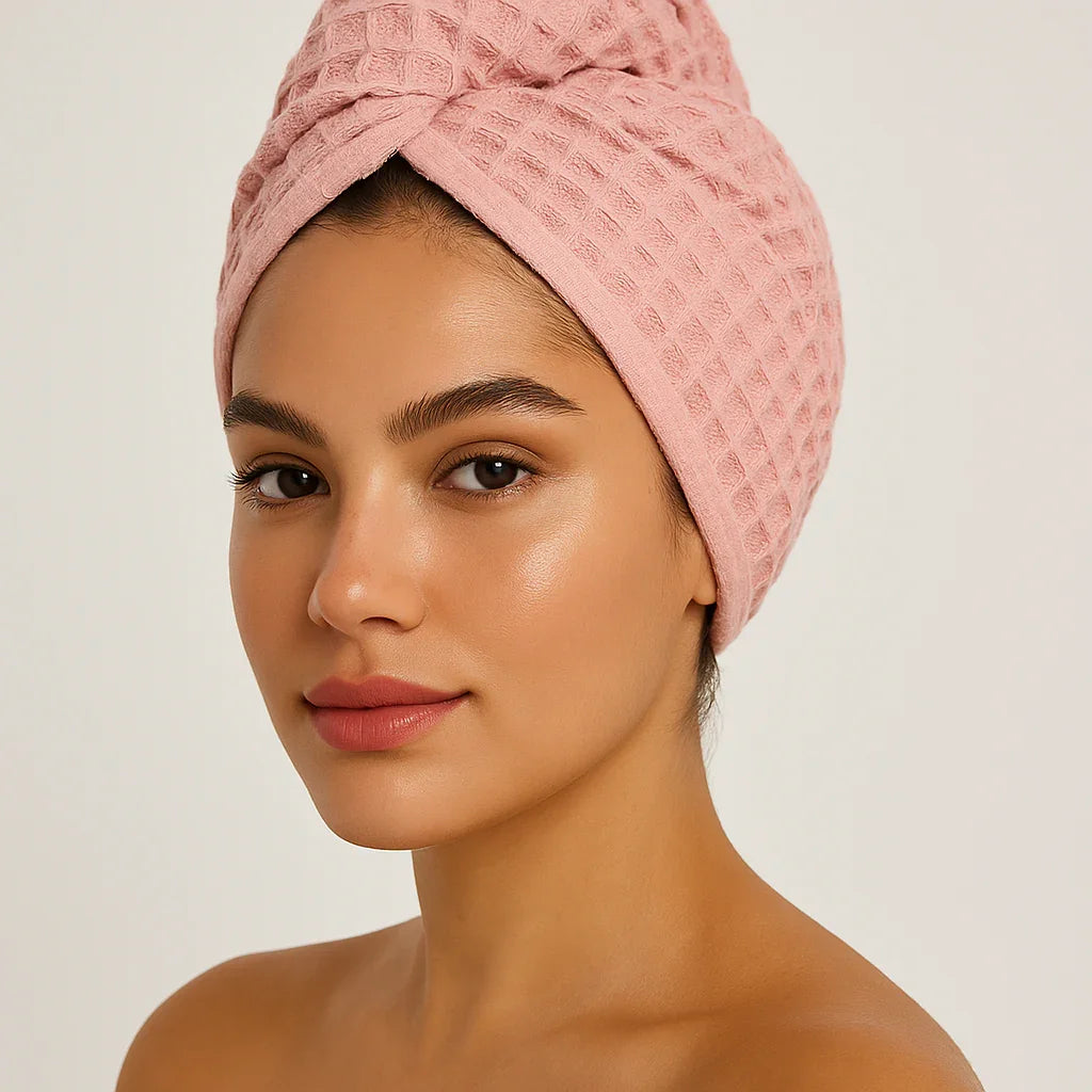 Wrap 'N Dry Microfiber Hair Towel - Blush
