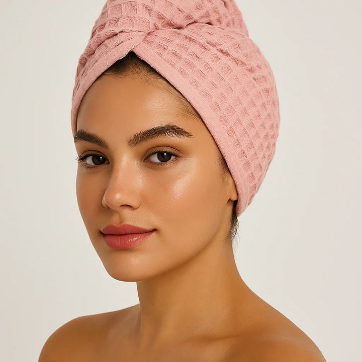 Wrap 'N Dry Microfiber Hair Towel - Blush