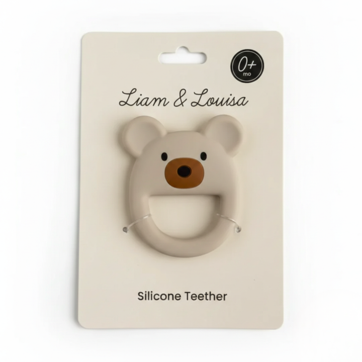 Bear Baby Silicone Teether Toy