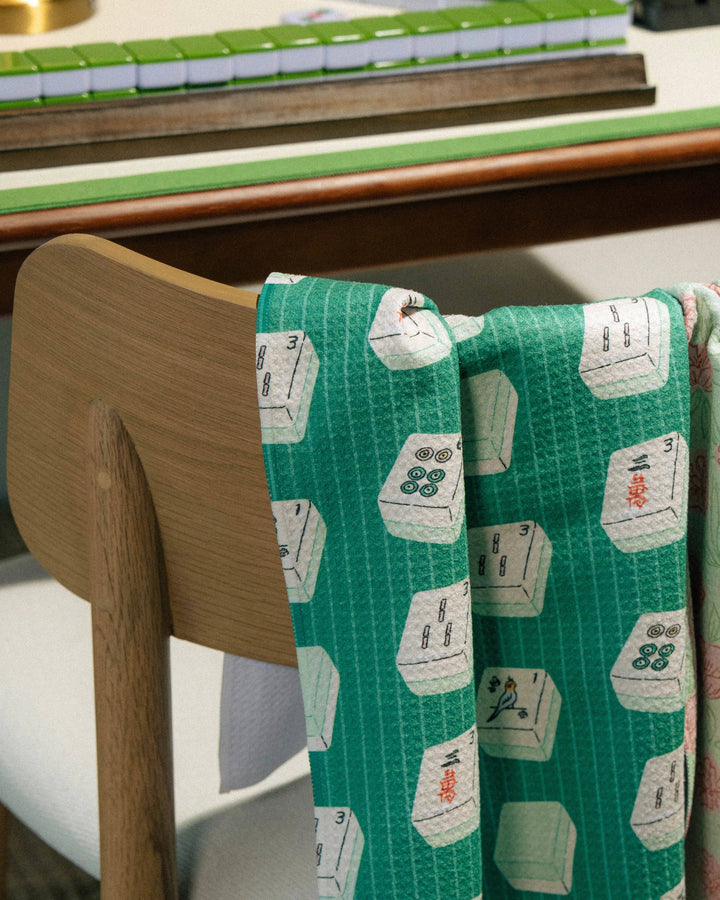 Tile Flow tea towel folded
