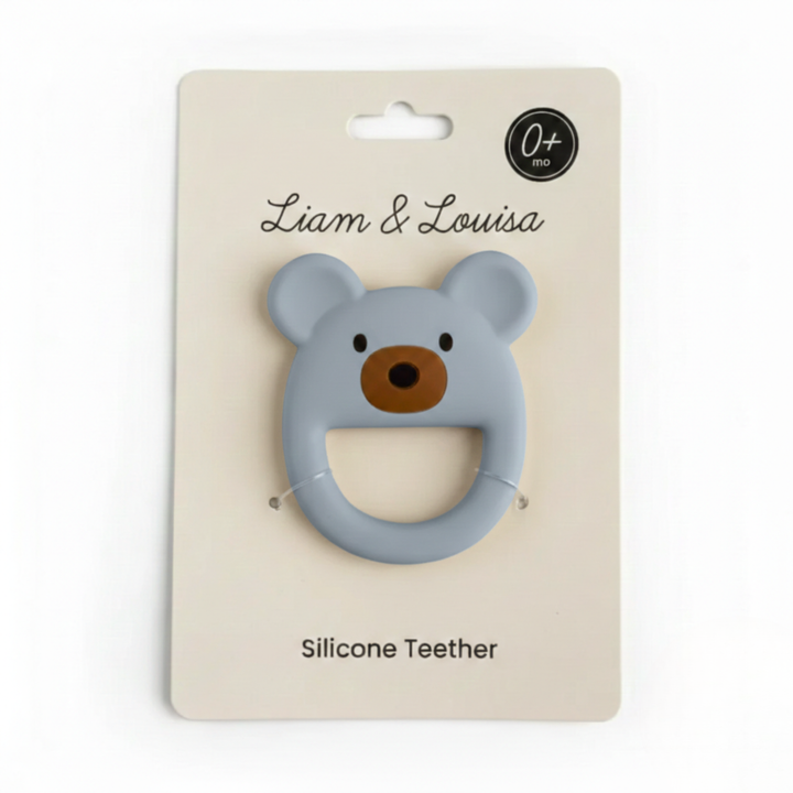 Bear Baby Silicone Teether Toy