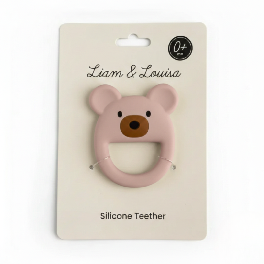 Bear Baby Silicone Teether Toy