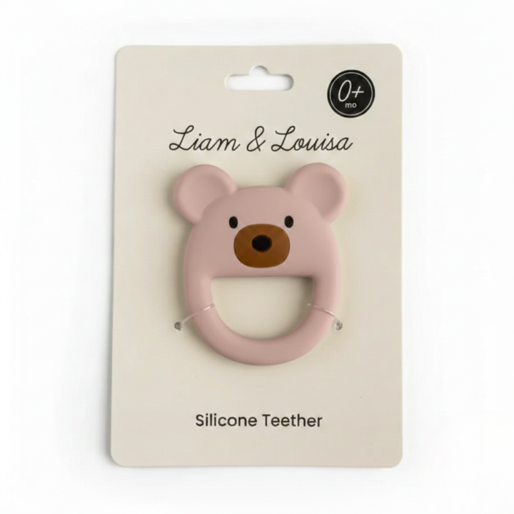 Bear Baby Silicone Teether Toy