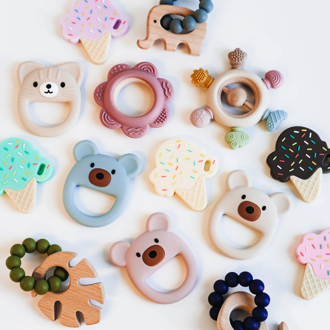 Ice Cream Cone Silicone Teether