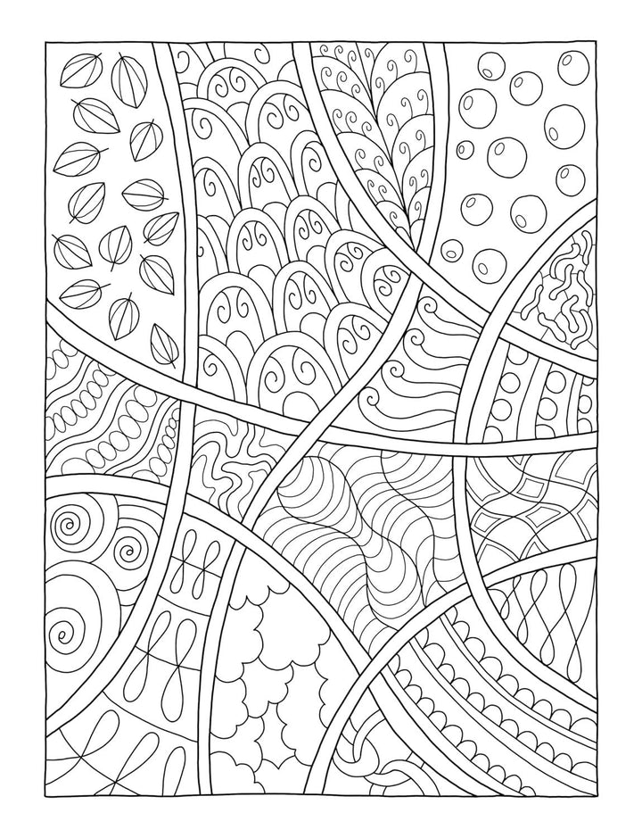 Mindfulness Patterns Coloring Book