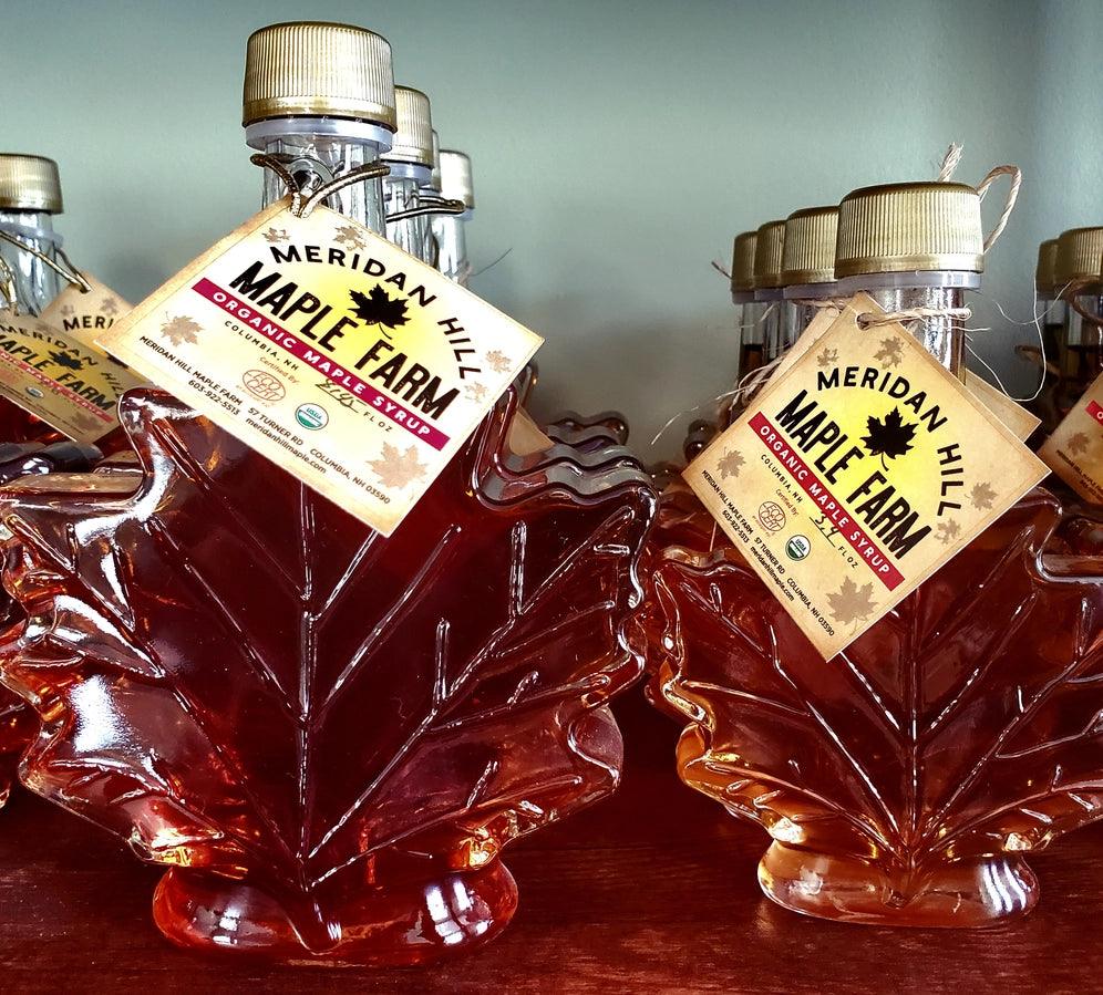 Pure Maple Syrup - 50ml Glass Maple Leaf