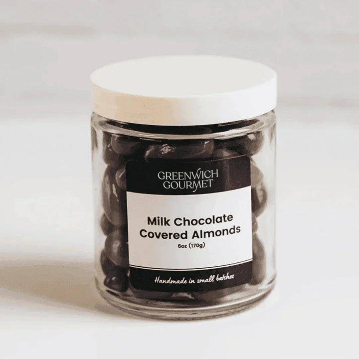 Milk Chocolate Covered Almonds - 6oz Glass Jar