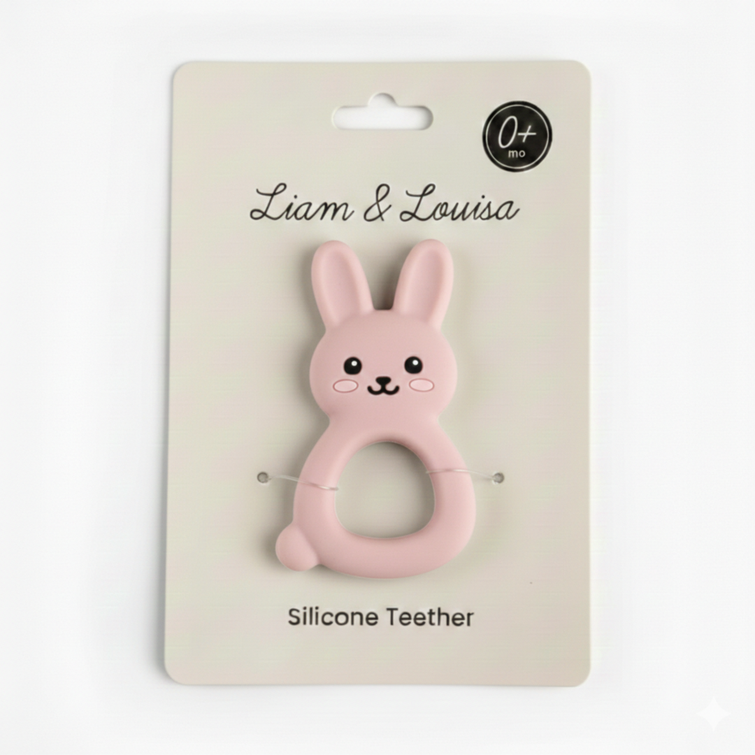 Bunny Silicone Baby Teether
