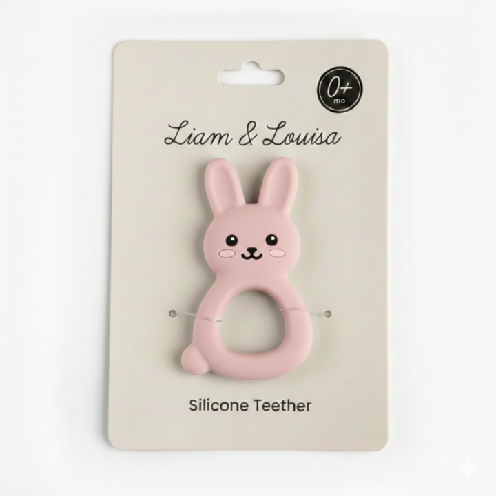 Bunny Silicone Baby Teether