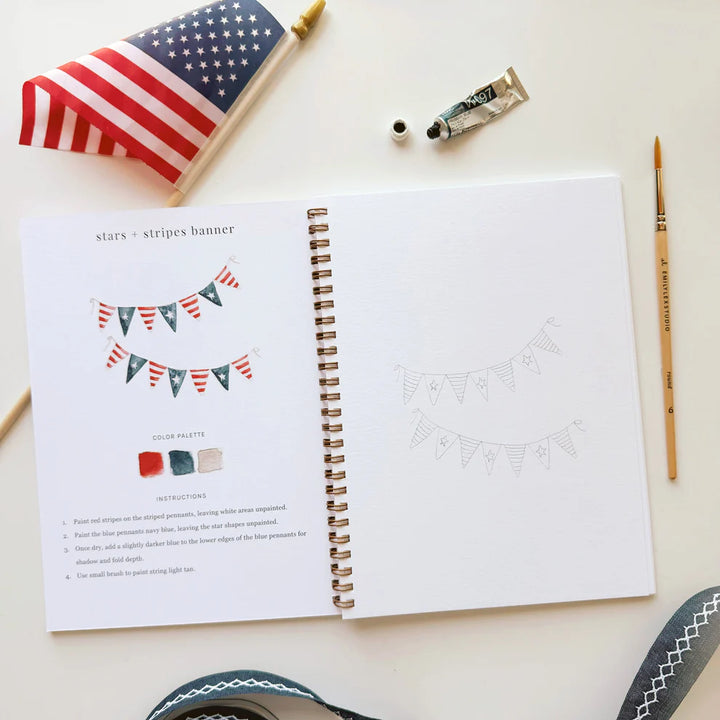 Americana Watercolor Workbook