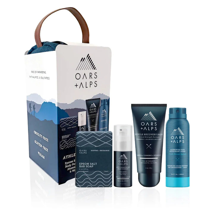 Athlete Essentials Kit Men's Post-Gym Recovery Gift Set