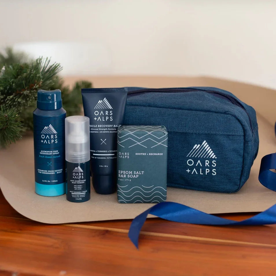 Athlete Essentials Kit Men's Post-Gym Recovery Gift Set