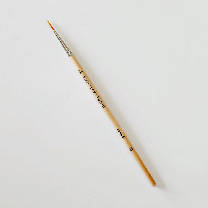 Watercolor Wooden Paintbrush Set