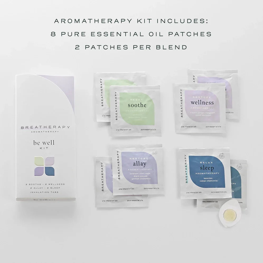 Be Well Sampler Kit - Aromatherapy Inhaler Patch Set