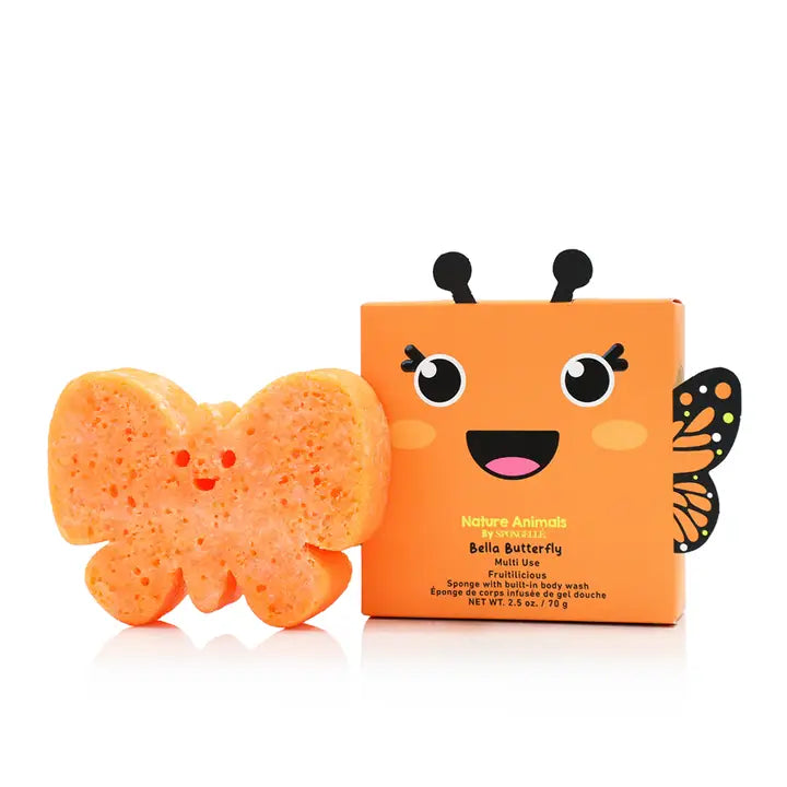 Nature Animals Kids Sponge - Bella Butterfly