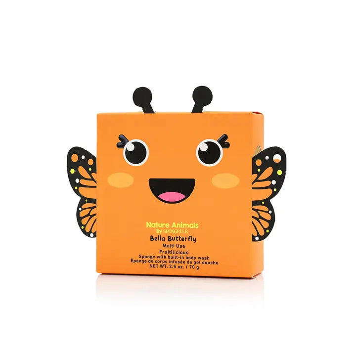 Nature Animals Kids Sponge - Bella Butterfly