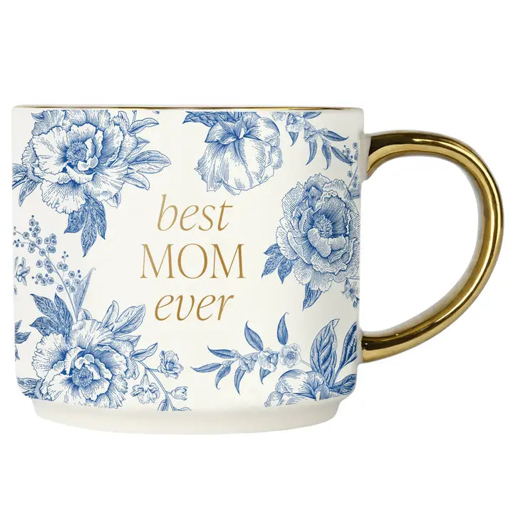 Best Mom Ever Floral Coffee Mug