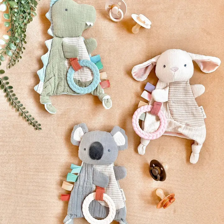 Dino Bitzy Crinkle™ Sensory Toy with Teether