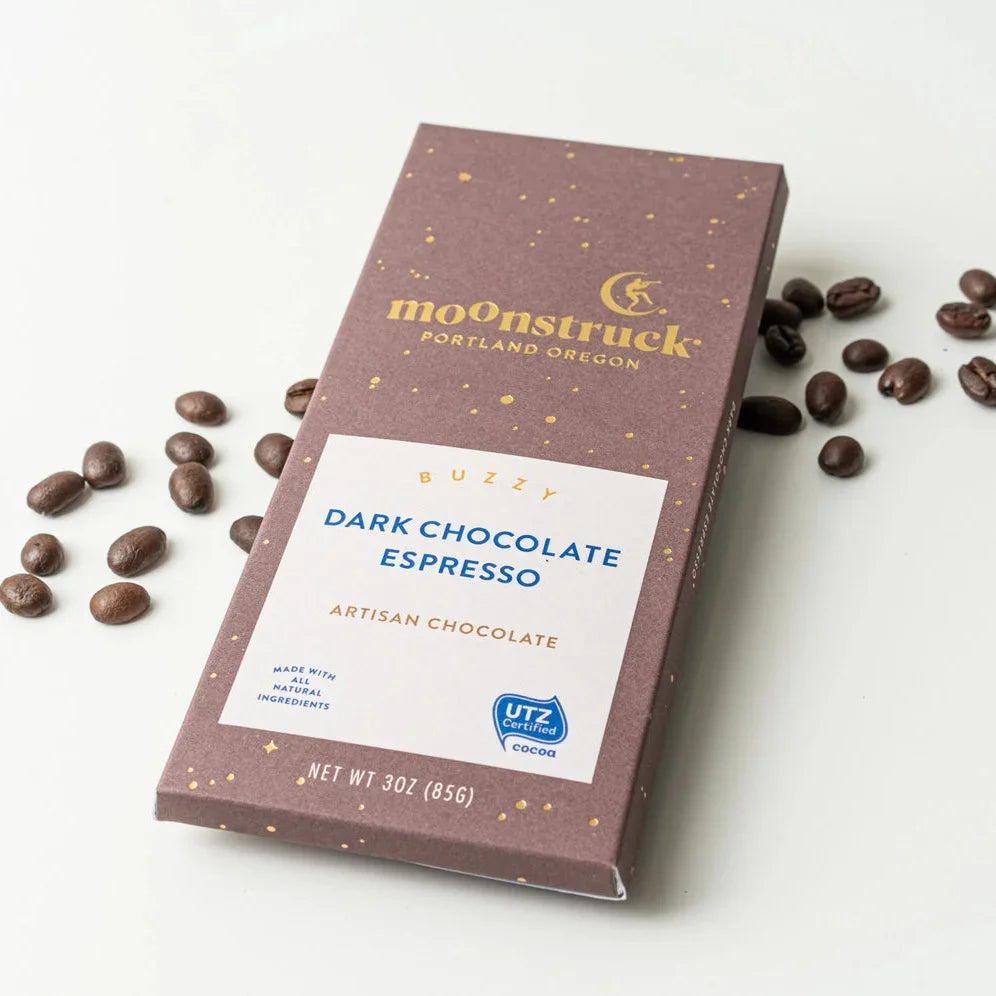 Buzzy Dark Espresso Chocolate Bar
