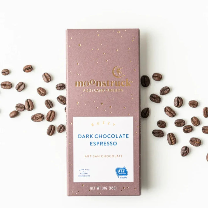 Buzzy Dark Espresso Chocolate Bar
