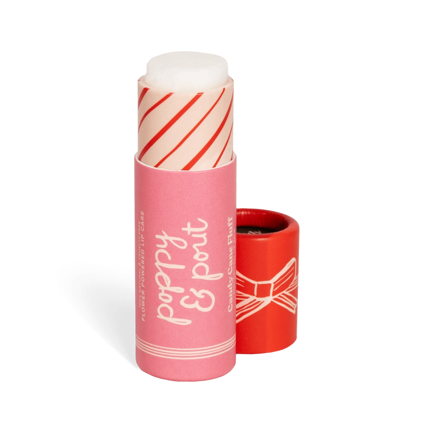 Candy Cane Fluff Natural Lip Balm