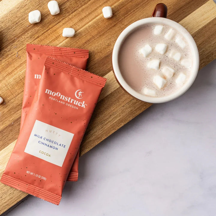 Nutty Milk Chocolate Cinnamon Hot Cocoa | Single Serve Pouch