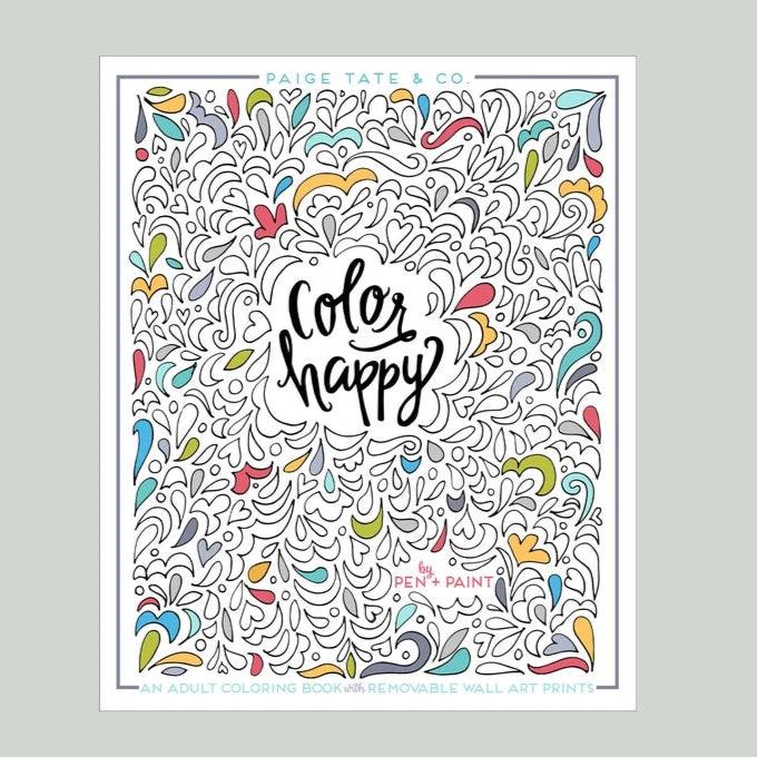 Color Happy: Adult Coloring Book