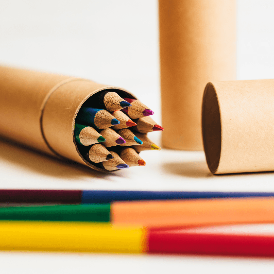 Double-Ended Colored Pencils Tube