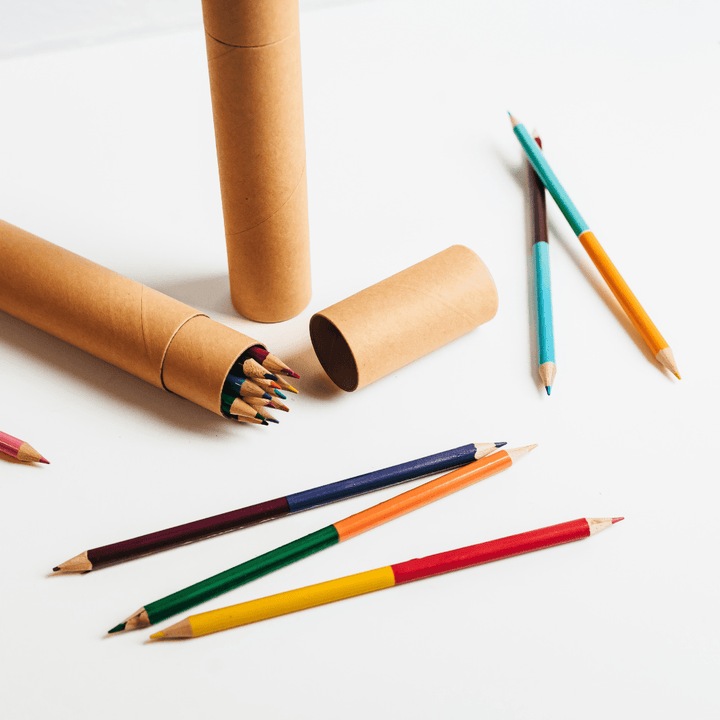 Double-Ended Colored Pencils Tube