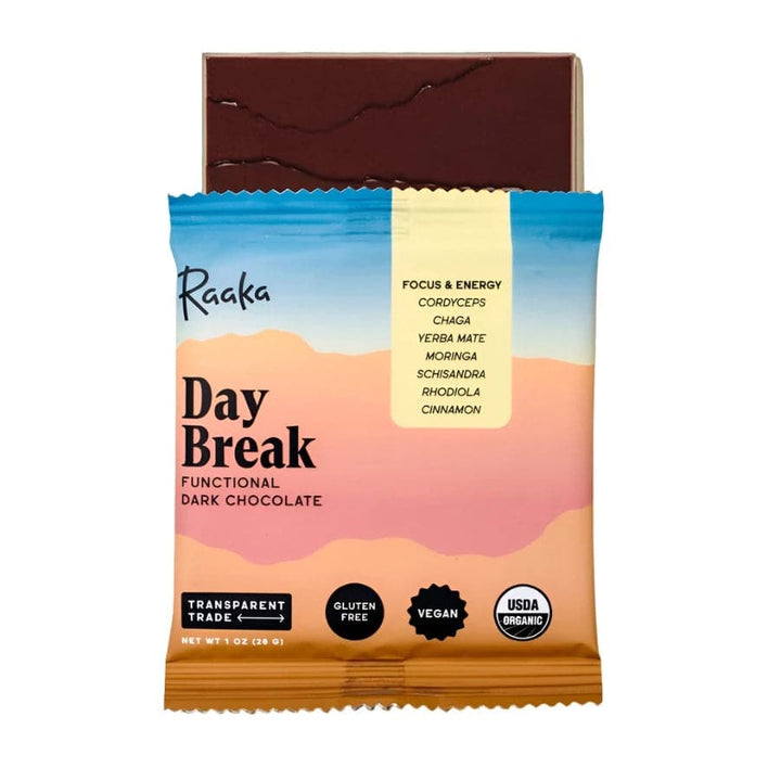 Day Break Functional Dark Chocolate Bar