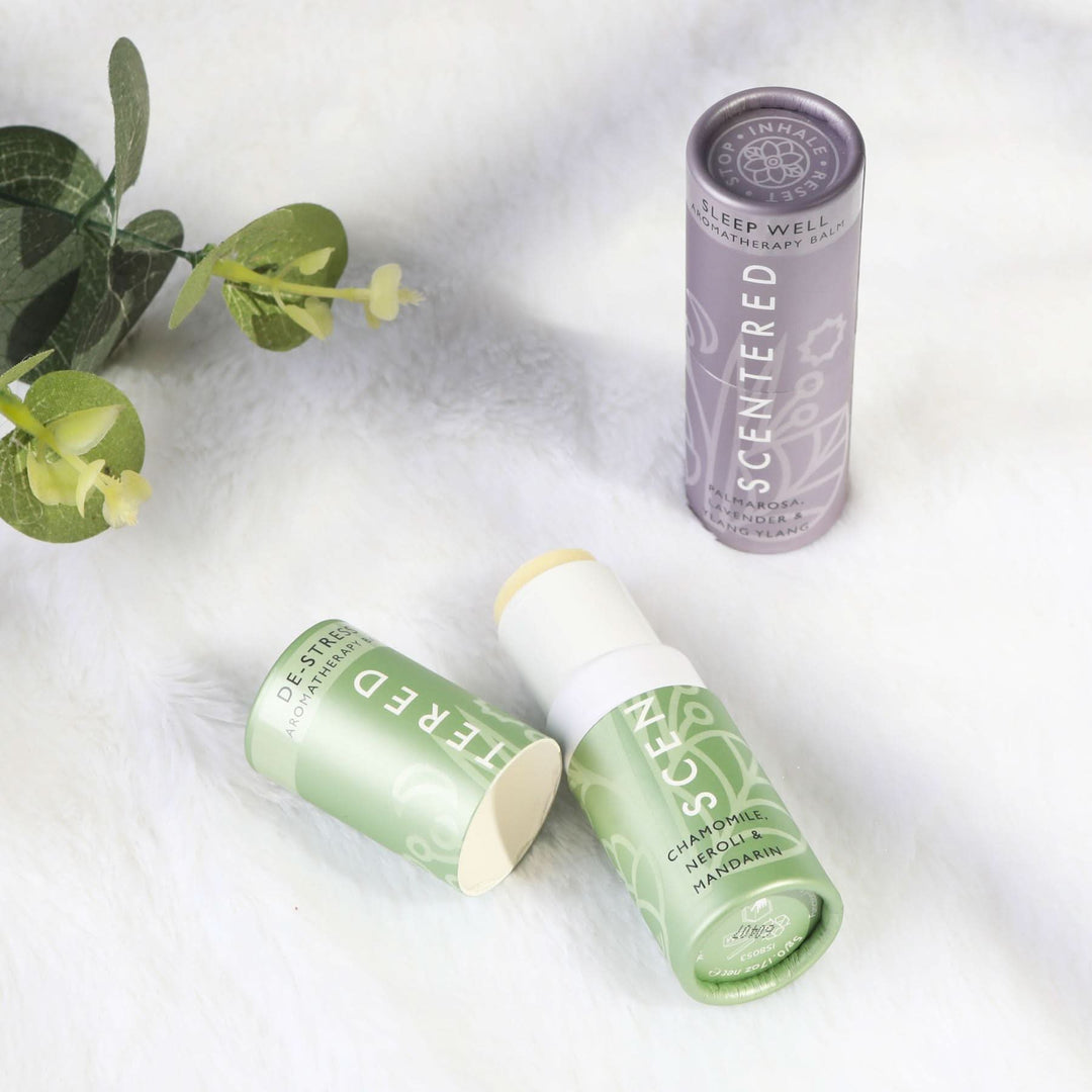 De-stress & Sleep Well Aromatherapy Balm Duo