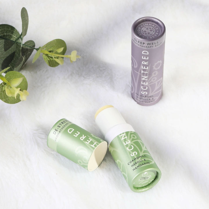 De-stress & Sleep Well Aromatherapy Balm Duo