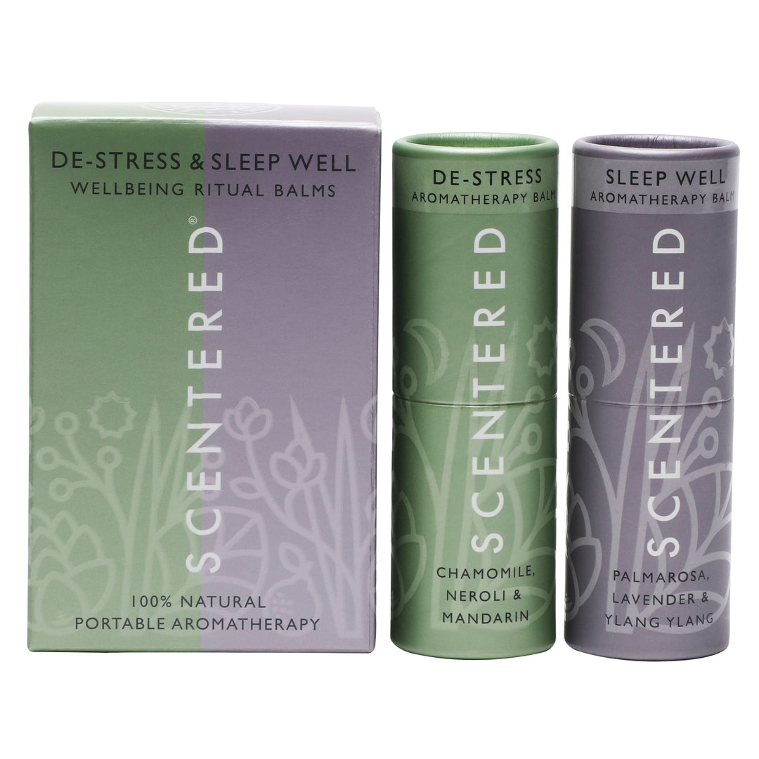 De-stress & Sleep Well Aromatherapy Balm Duo