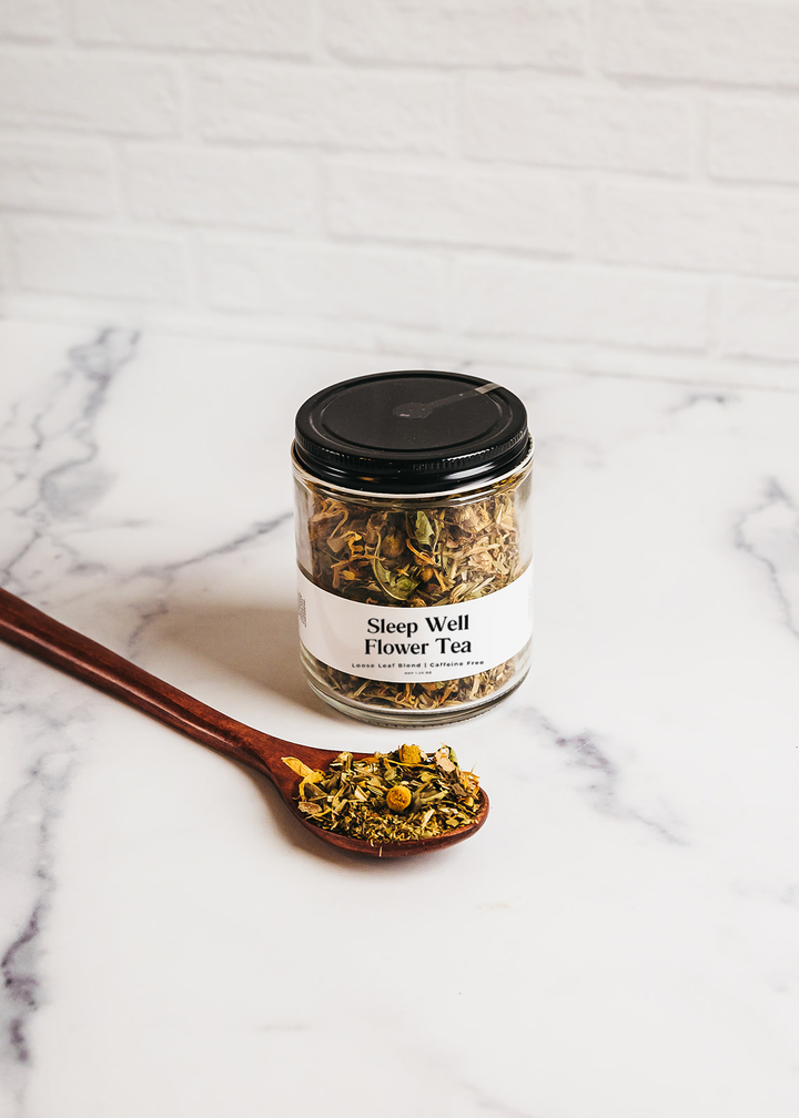 Sleep Well Flower Tea - Glass Jar