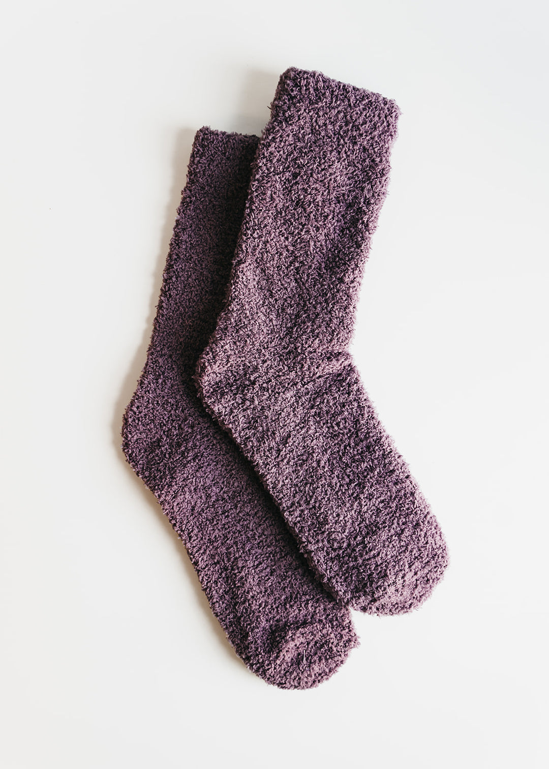 Cozy Cloud Socks - Plum