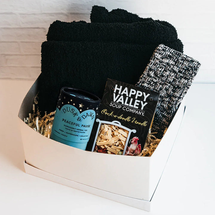 Get Well Wishes Gift Box - Black