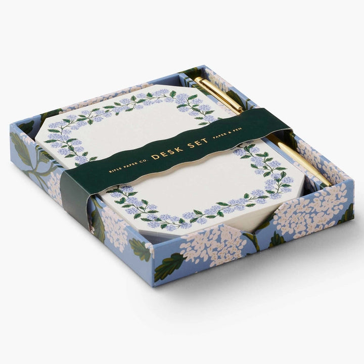 Hydrangea Note Writing Set