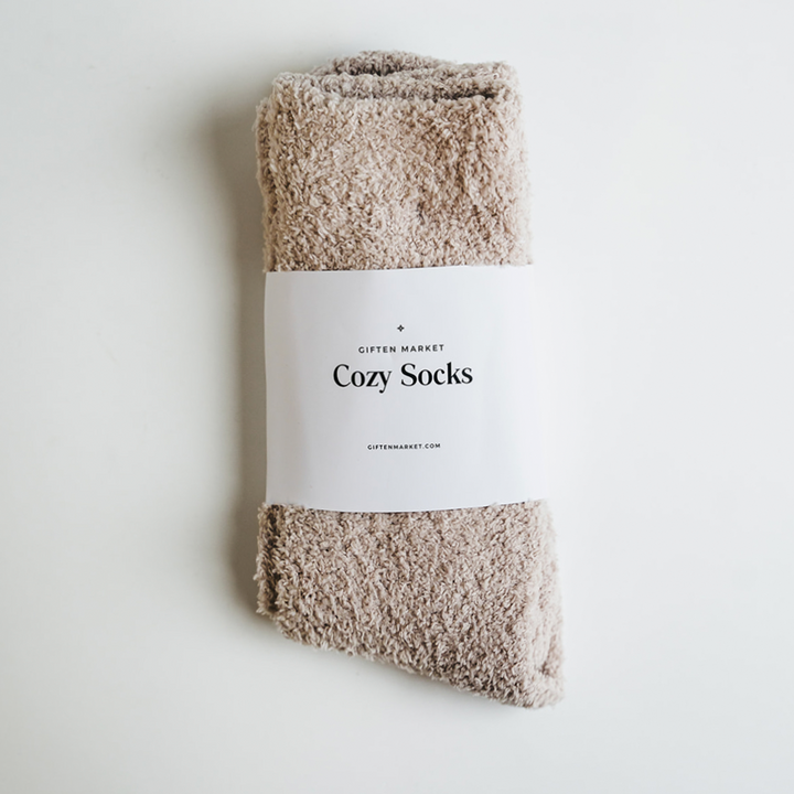 Cozy Cloud Socks - Ivory